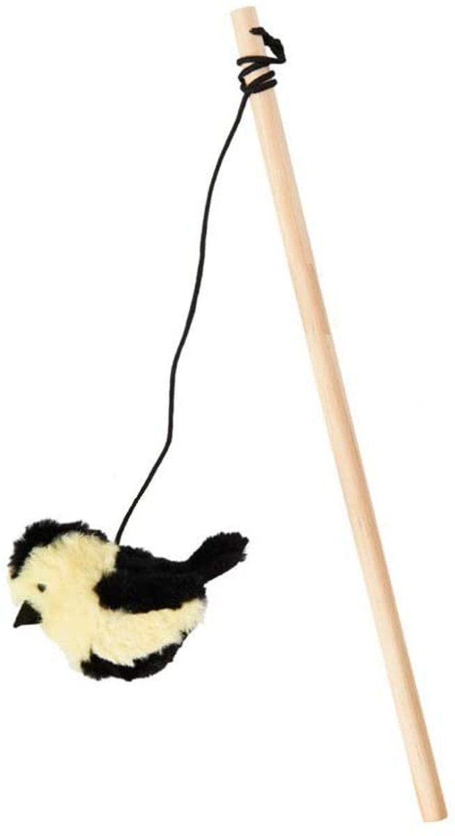 Spot Songbird Teaser Wand Cat Toy Assorted 16 in - Pets Perfect