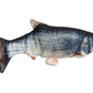 Spot Flippin Fish Cat Toy Grey - Blue - Tan 11.5in - Pets Perfect