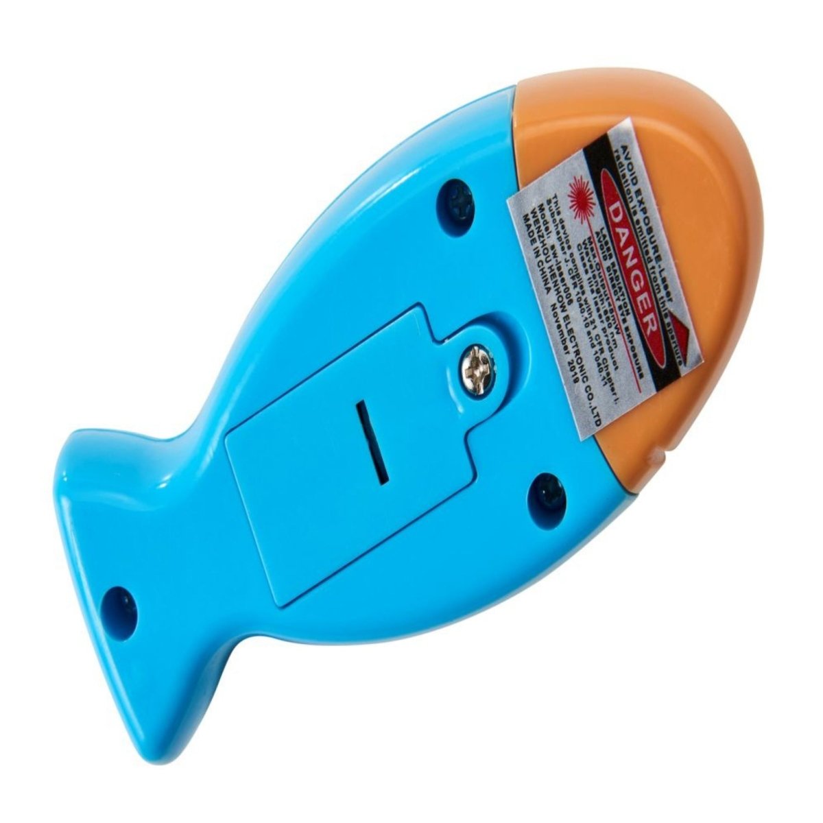 Spot Finley Fish Laser Cat Toy Blue - Orange 3.5in - Pets Perfect
