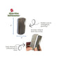 Spot Silver Vine Self Groomer For Cats Grey 5in - Pets Perfect