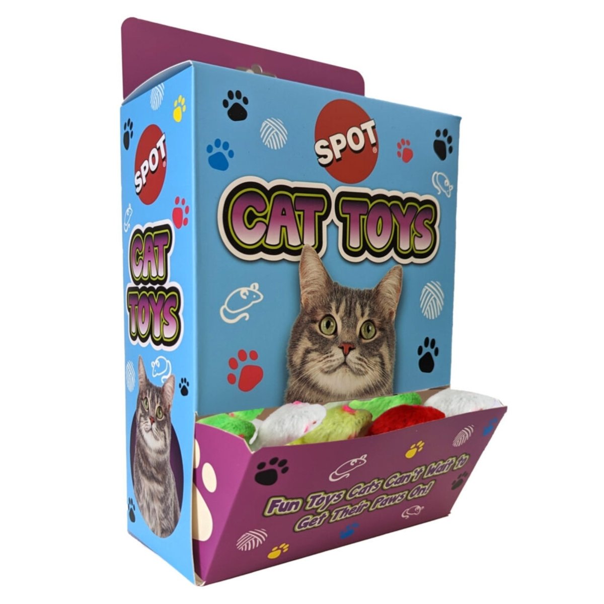 Spot Tye Dye Roller Box 12 Pieces - Pets Perfect