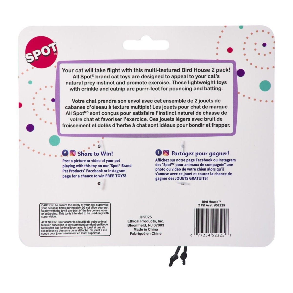 Spot Birds And Homes 2 Pack Assorted - Pets Perfect
