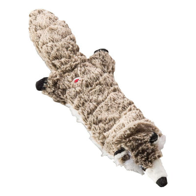 Skinneeez Extreme Quilted Dog Toy Raccoon, Gray, 14 in - Pets Perfect