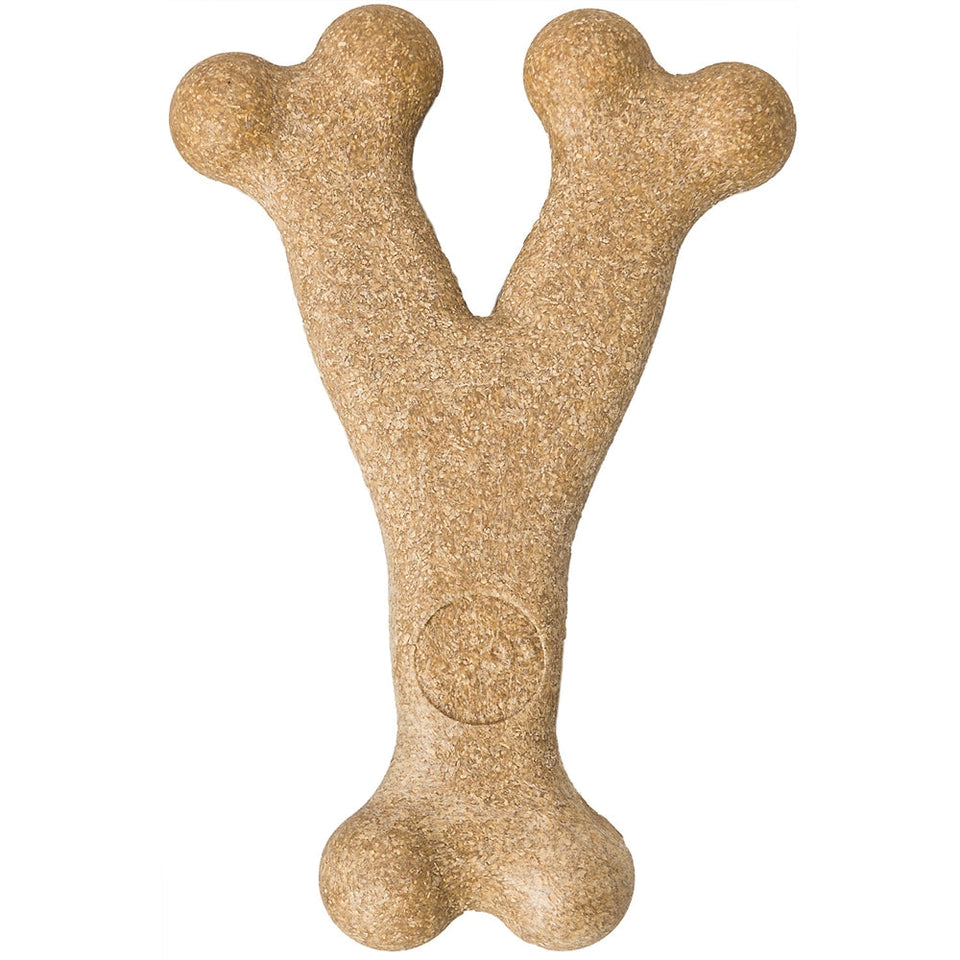 Bam-Bone Wish Bone Chicken Dog Toy, 5.25 in