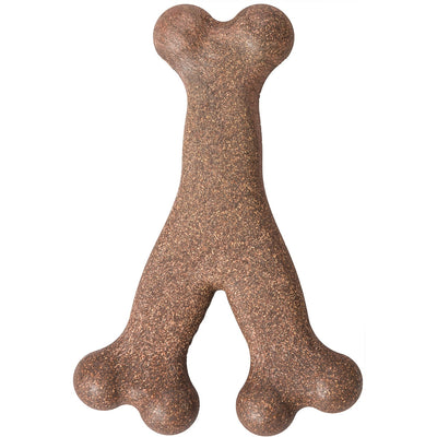 Bam-Bone Wish Bone Bacon Dog Toy, 5.25 in