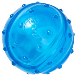 Spot Play Strong Scent-Station Ball Dog Toy Bacon, Blue, 3.25 in, view 2