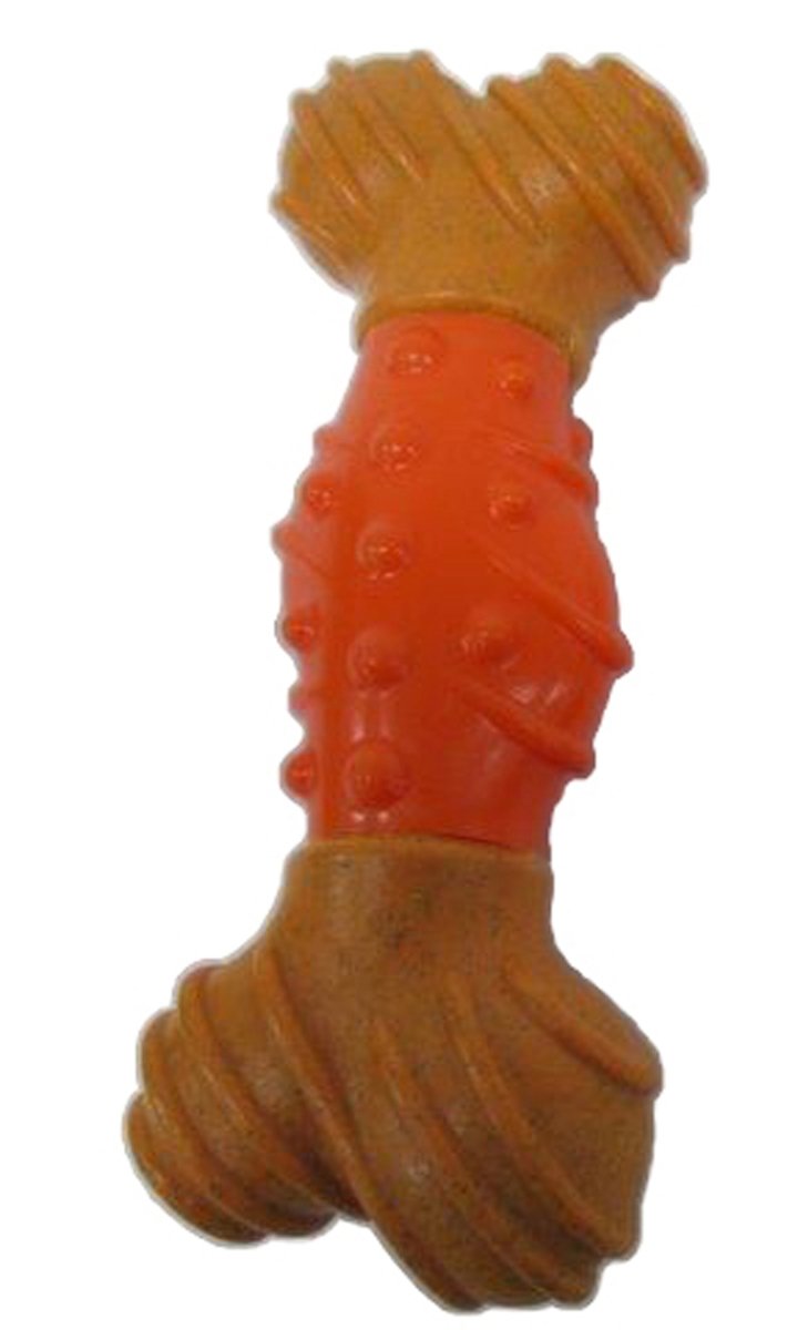 Bam-Bone Dental Chew Dog Toy Bone, 7 in