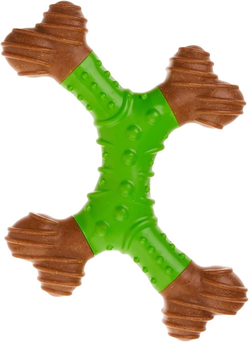 Bam-Bone Dental Chew Dog Toy x-Bone, 8 in