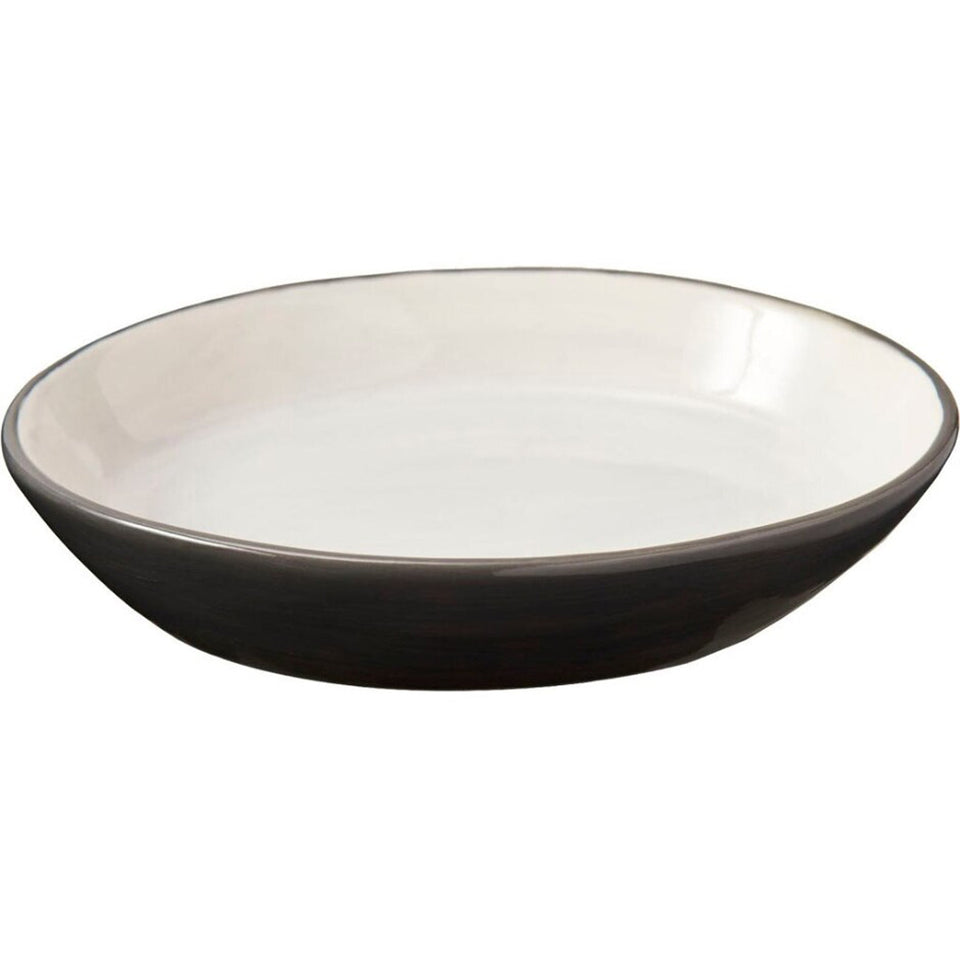 Spot 2Tone Oval Cat Dish, Grey, 6 in