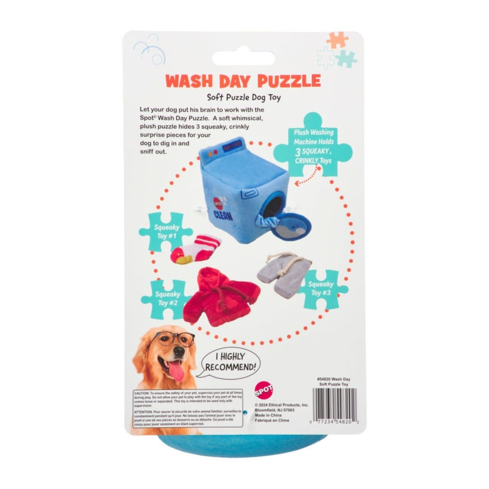 Spot Wash Day Puzzle Dog Toy 6 in - Pets Perfect