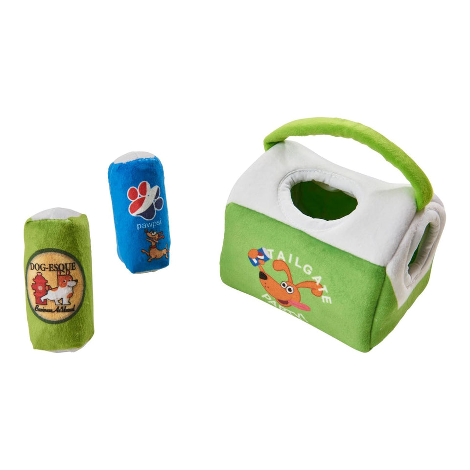 Ethical Pet 6 in Tailgate Puzzle Dog Toy