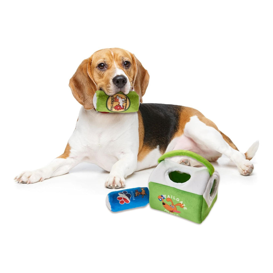 Ethical Pet 6 in Tailgate Puzzle Dog Toy