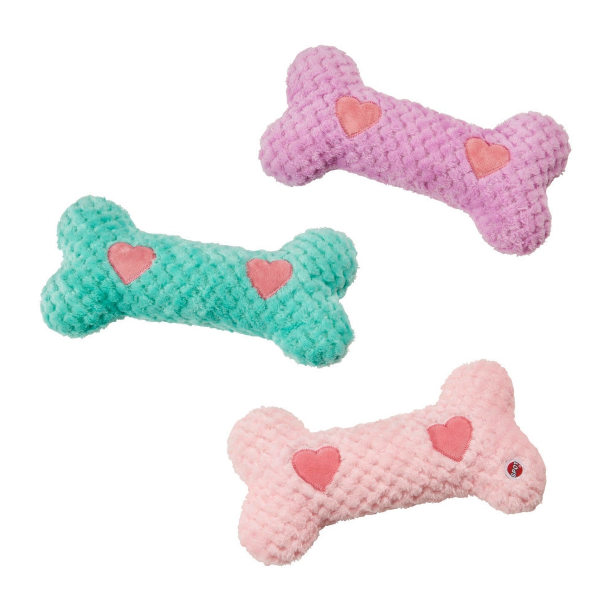 Spot Soothers Warm Hug Bone Dog Toy Assorted, 12 in, view 2