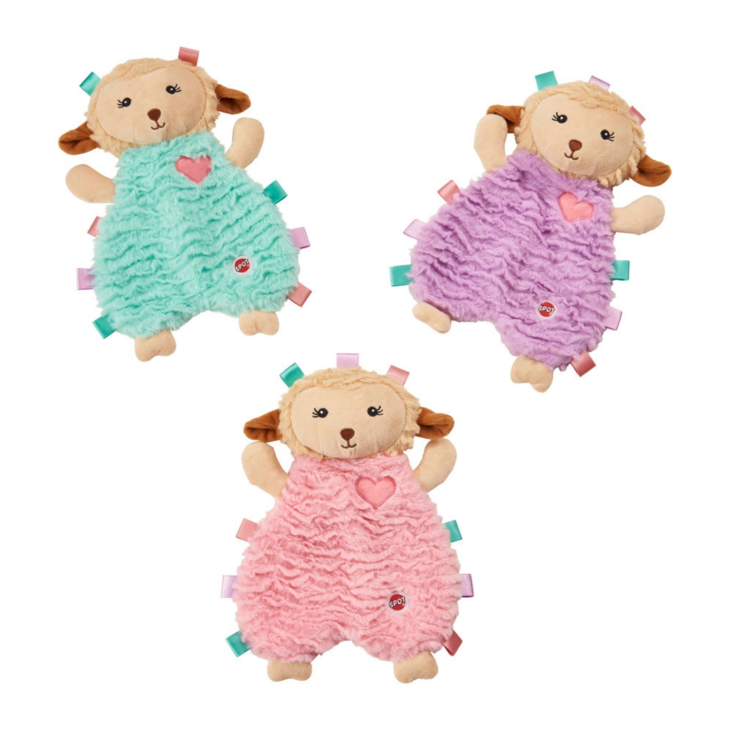 Spot Soothers Tabbie Lambie Dog Toy Assorted, 8 in, view 2