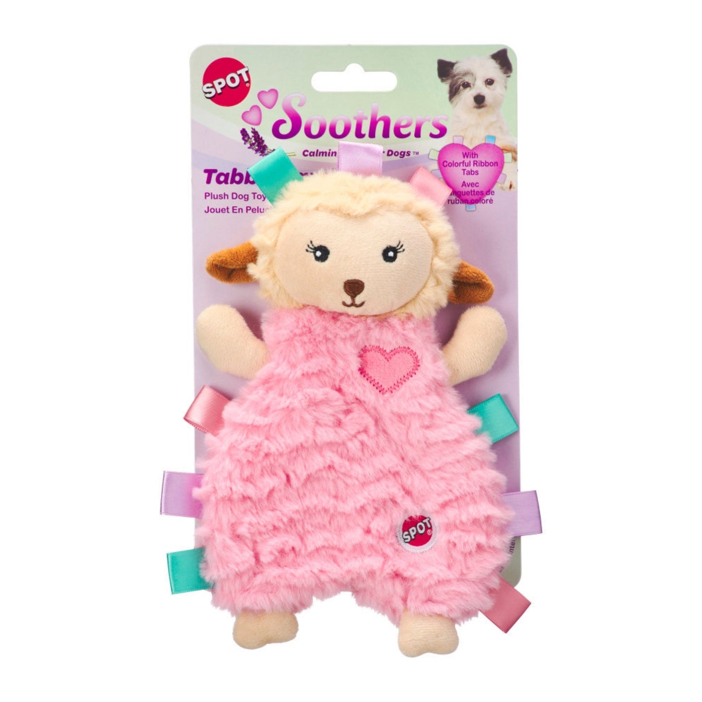 Spot Soothers Tabbie Lambie Dog Toy Assorted, 8 in