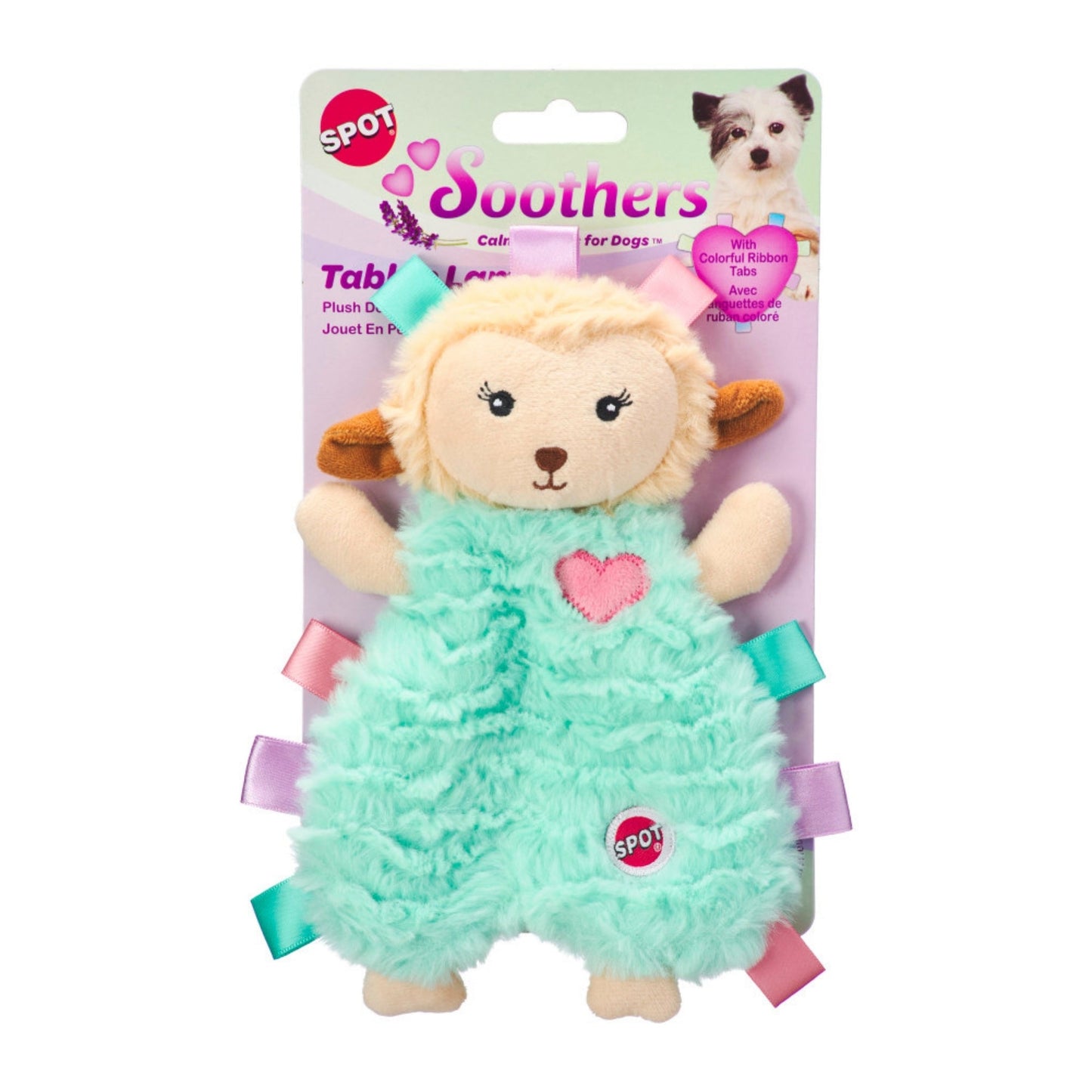 Spot Soothers Tabbie Lambie Dog Toy Assorted, 12 in