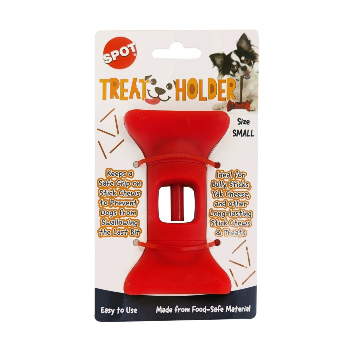 Spot Bully Stick Dog Treat Holder 4.5 in