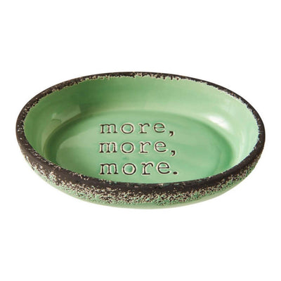 Spot More More Cat Bowl Avocado, 6 in