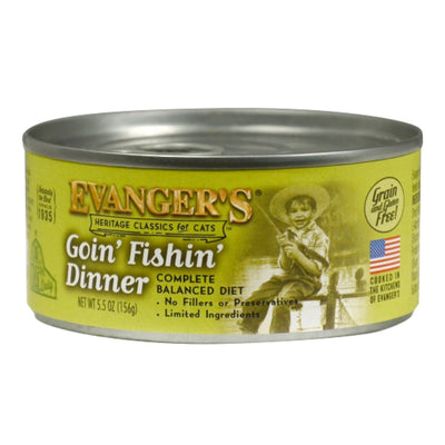 Evanger's Heritage Classic Goin' Fishin' Dinner Wet Cat Food, Salmon