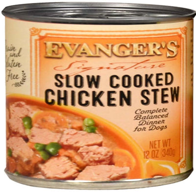 Evanger's Signature Series Wet Dog Food Slow Cooked Chicken Stew 12 oz