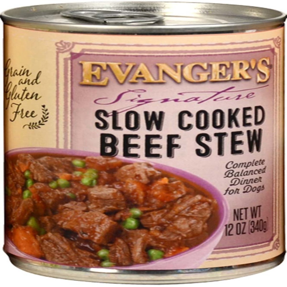 Evanger's Signature Series Wet Dog Food Slow Cooked Beef Stew 12oz 12pk - Pets Perfect
