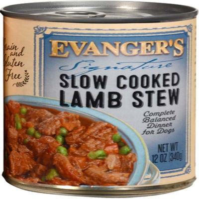 Evanger's Signature Series Wet Dog Food Slow Cooked Lamb Stew 12 oz