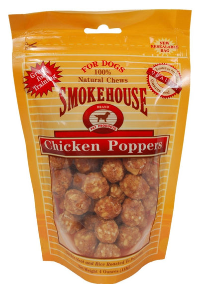 Smokehouse Chicken Poppers Dog Treat, 4 oz - Pets Perfect