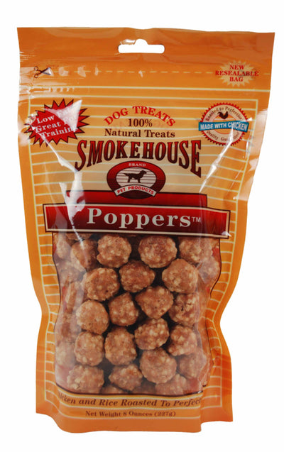 Smokehouse Chicken Poppers Dog Treat, 8 oz
