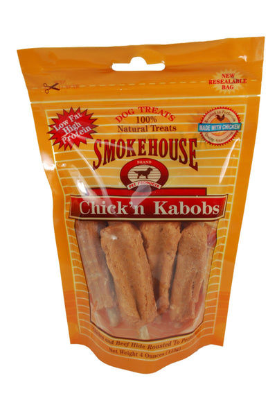 Smokehouse Chicken Kabobs Dog Treats, 4 oz, Small