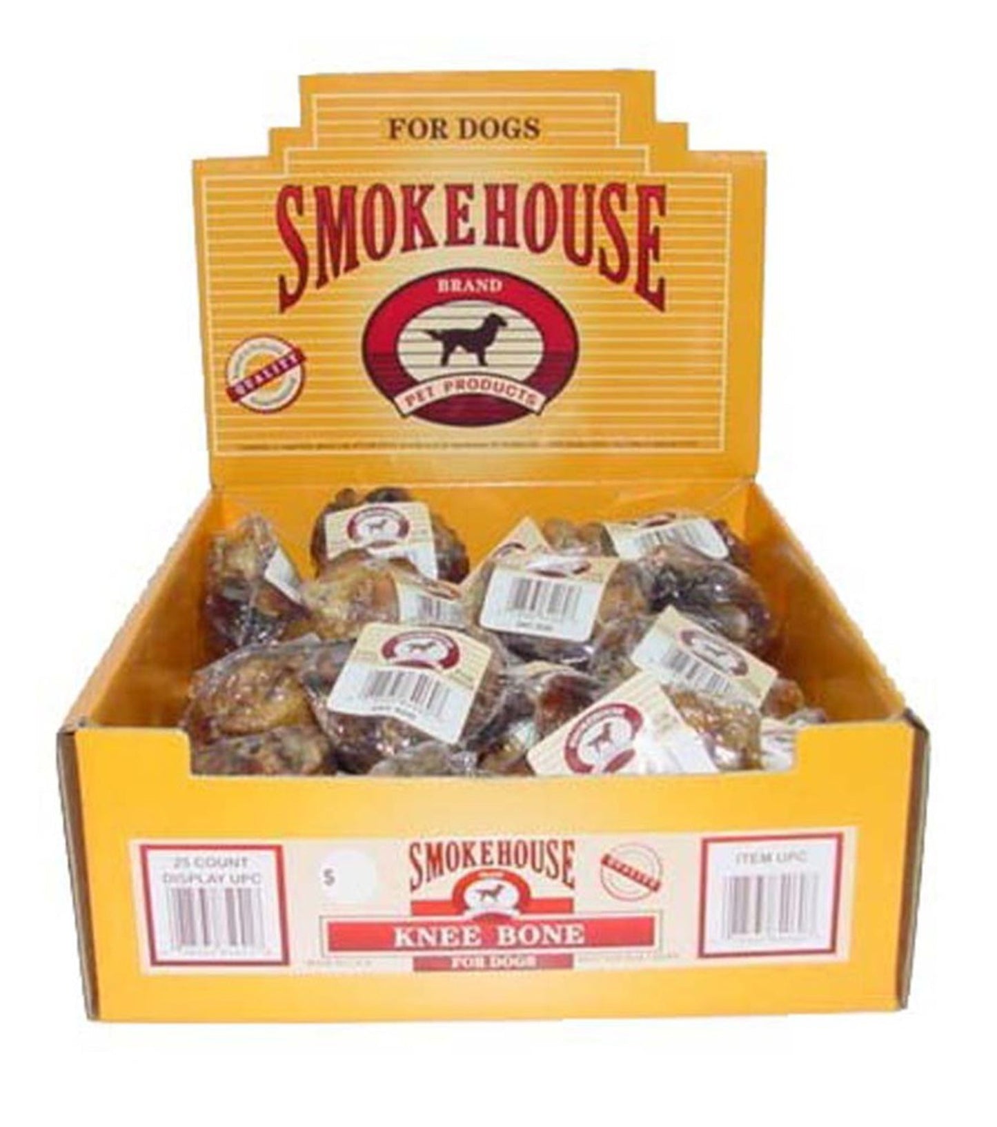 Smokehouse USA Made Knee Bones 25 ct, 25 ct