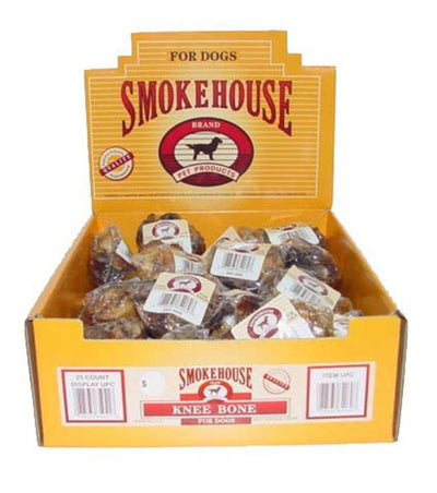Smokehouse USA Made Knee Bones 25 ct - Pets Perfect