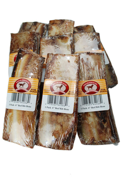Smokehouse USA Made Beef Rib Bones, 6 in, 30 ct