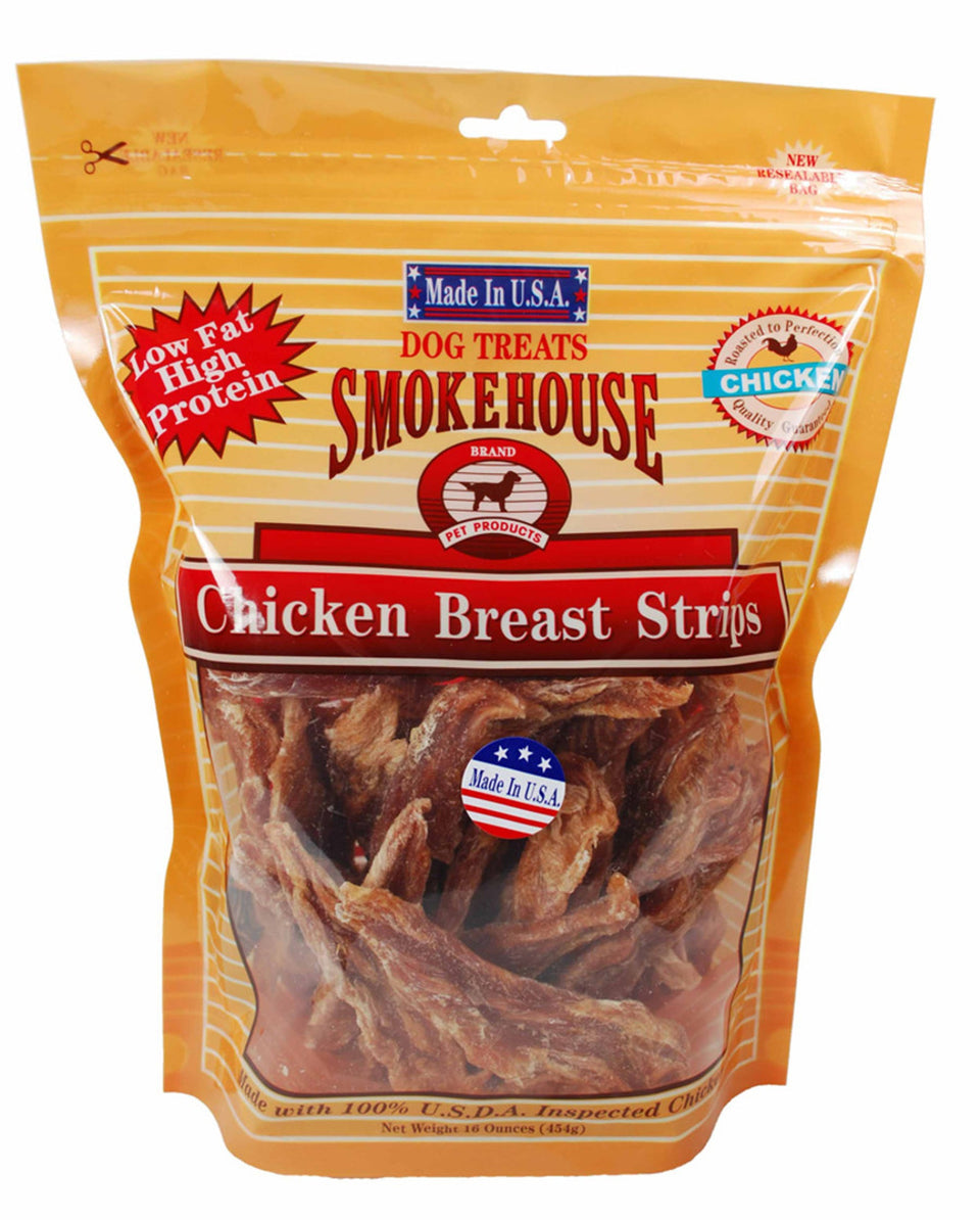 Smokehouse USA Made Chicken Strips Dog Treat, 16 oz