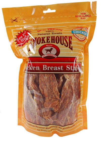 Smokehouse Chicken Breast Strips Dog Treat, 16 oz