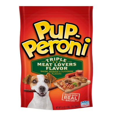 Pup-Peroni Triple Meat Lovers Dog Treats 5.6 oz - Pets Perfect