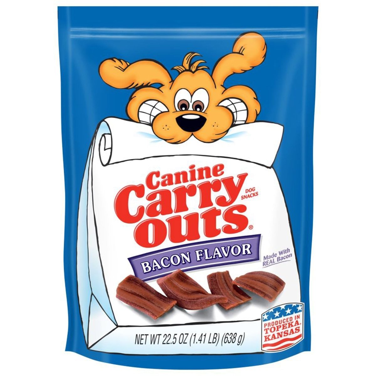 Canine Carry Outs Bacon Flavor Dog Treats 1ea/22.5 oz - Pets Perfect