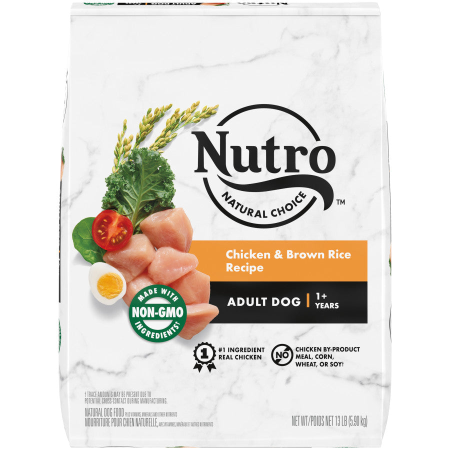 Nutro Natural Choice Adult Dry Dog Food Chicken & Brown Rice 13 lb
