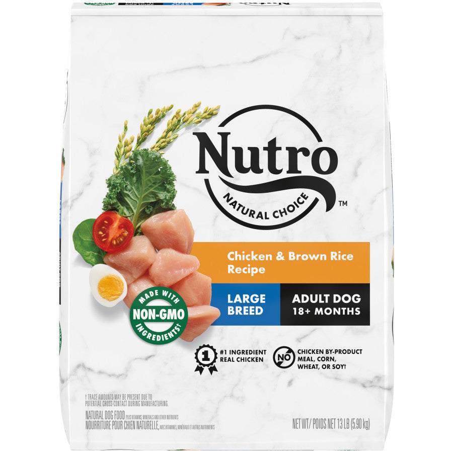 Nutro Natural Choice Large Breed Adult Dry Dog Food Chicken & Brown