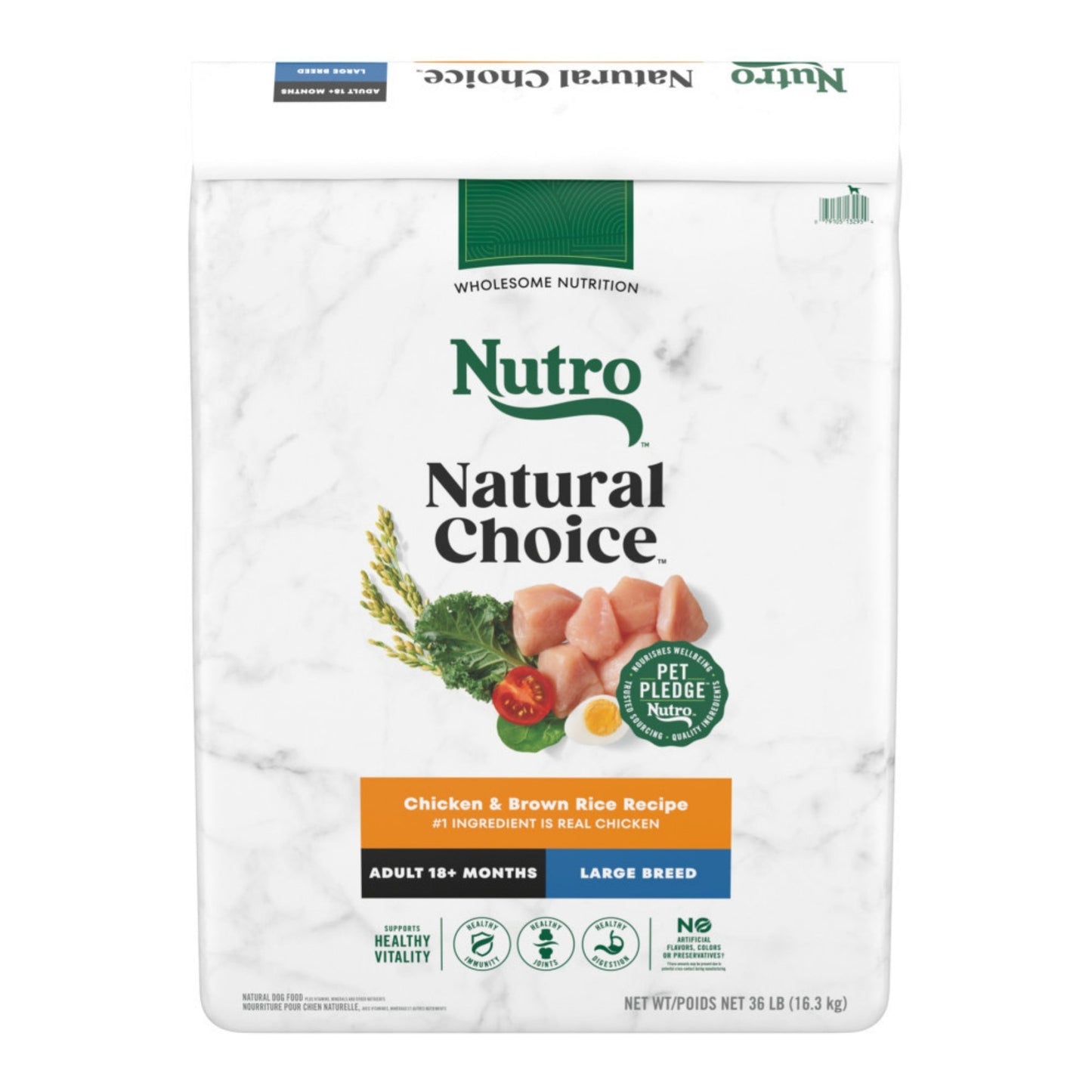 Nutro Natural Choice Large Breed Adult Dry Dog Food Chicken & Brown