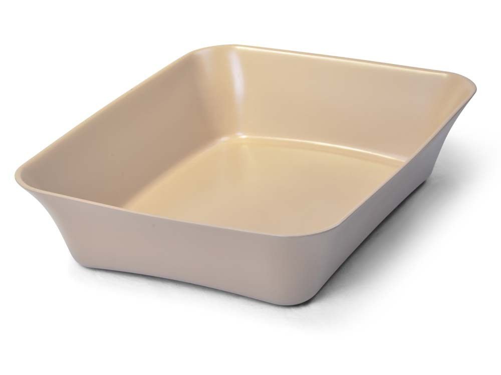 Van Ness Plastics Eco Cat Liter Pan Natural Tan 1ea/LG - Pets Perfect