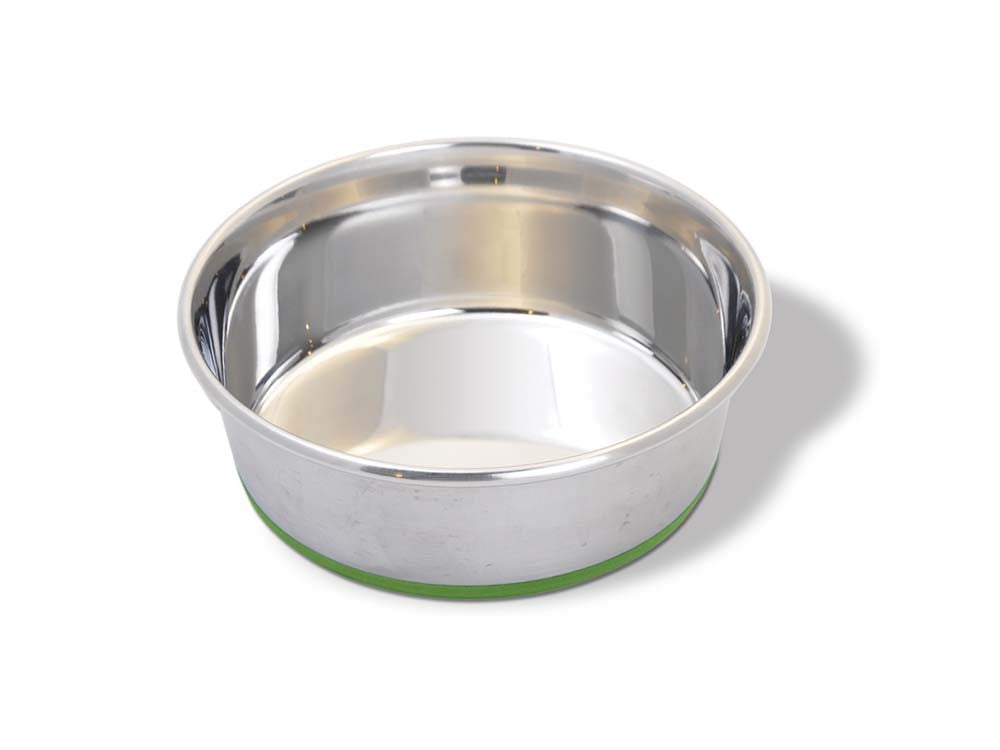 Van Ness Plastics Heavyweight Stainless Steel Dish, Silver Medium