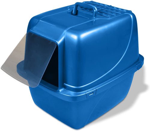 Van Ness Plastics Enclosed Cat Litter Box White 1ea/LG - Pets Perfect