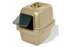 Van Ness Plastics Enclosed Sifting Cat Litter Box Beige 1ea/LG - Pets Perfect