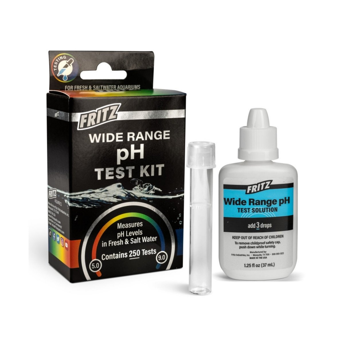 Fritz Wide Range PH Test Kit 1ea/One Size - Pets Perfect