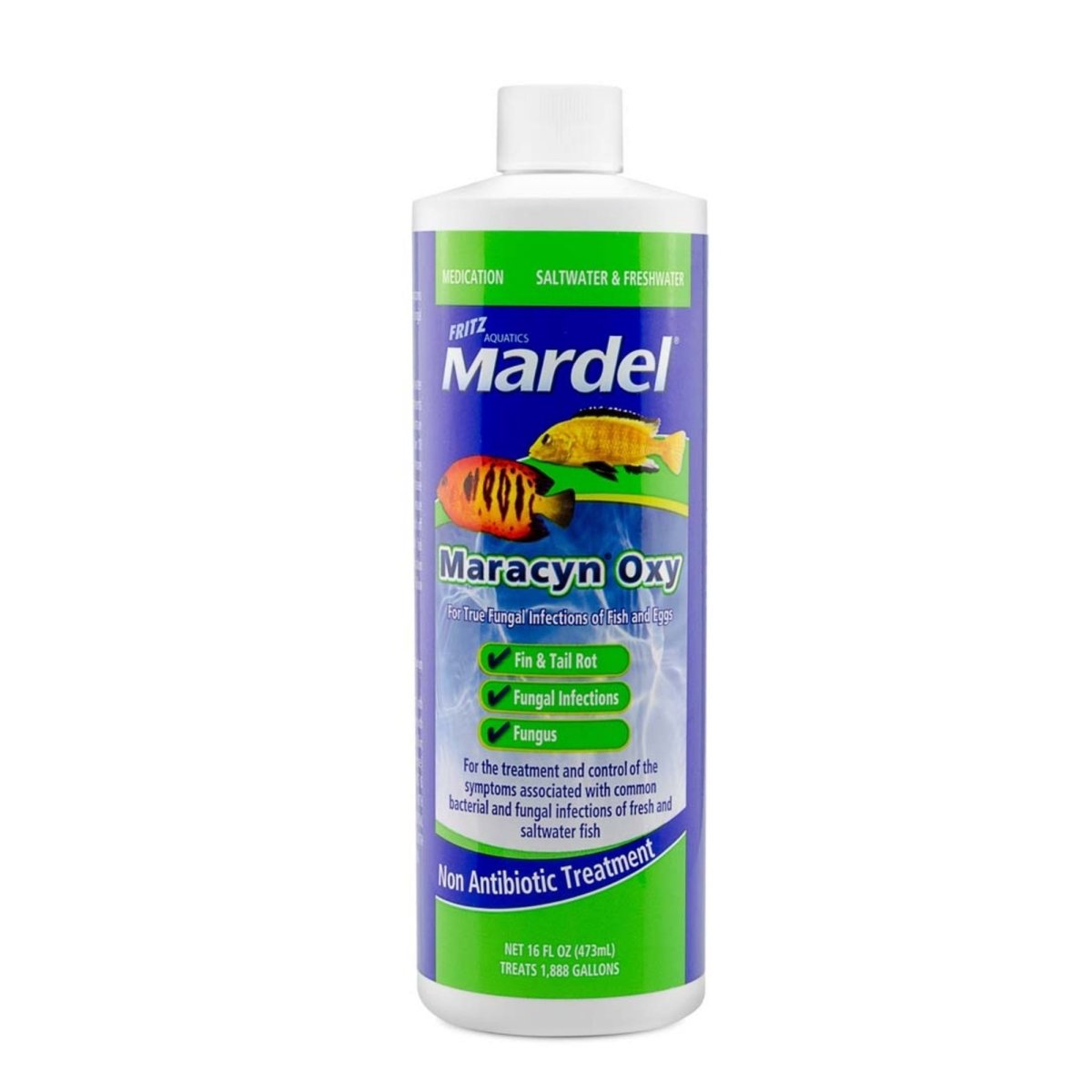 Mardel Maracyn Oxy Antifungal Medication 1ea/16 fl oz - Pets Perfect