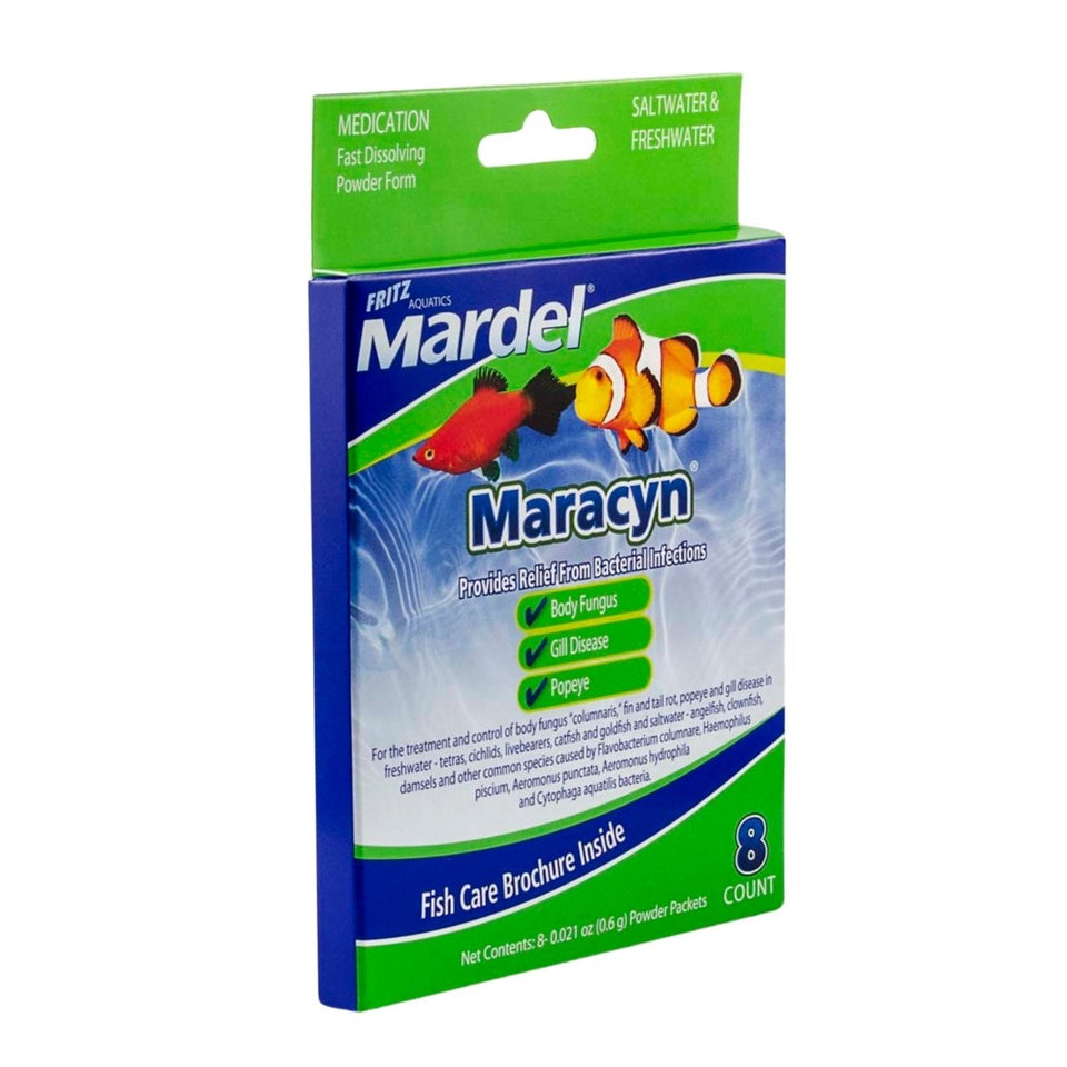 Mardel Maracyn Antibacterial Medication 0.021 oz, 8 ct