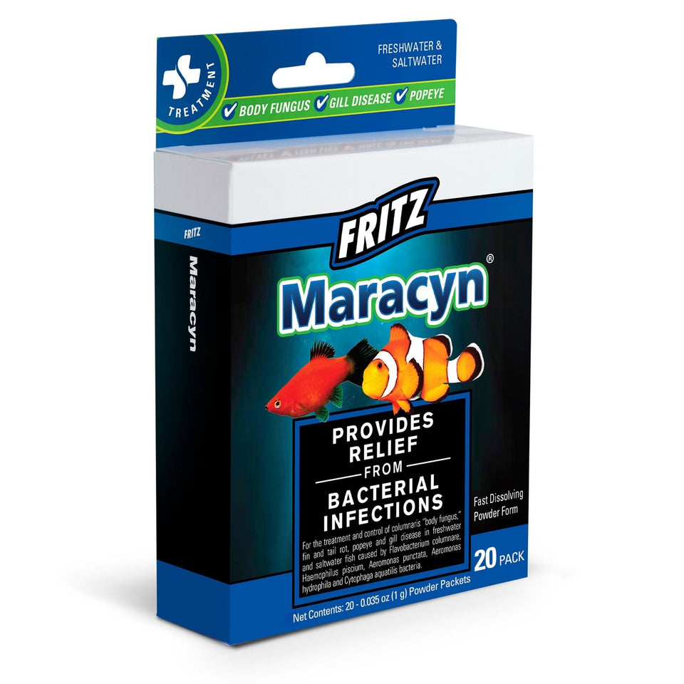 Fritz Maracyn Two Freshwater & Saltwater Treatment 1ea/20 ct