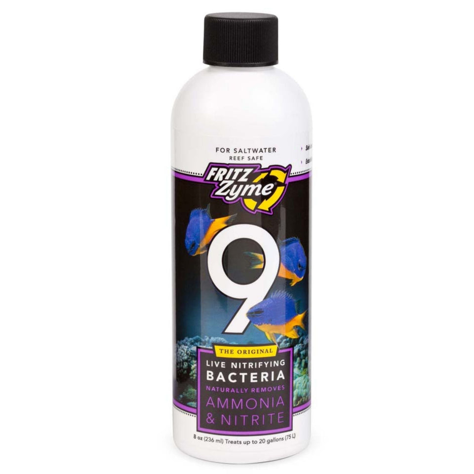 Fritz FritzZyme 9 Saltwater Live Nitrifying Bacteria 1ea/8 floz.