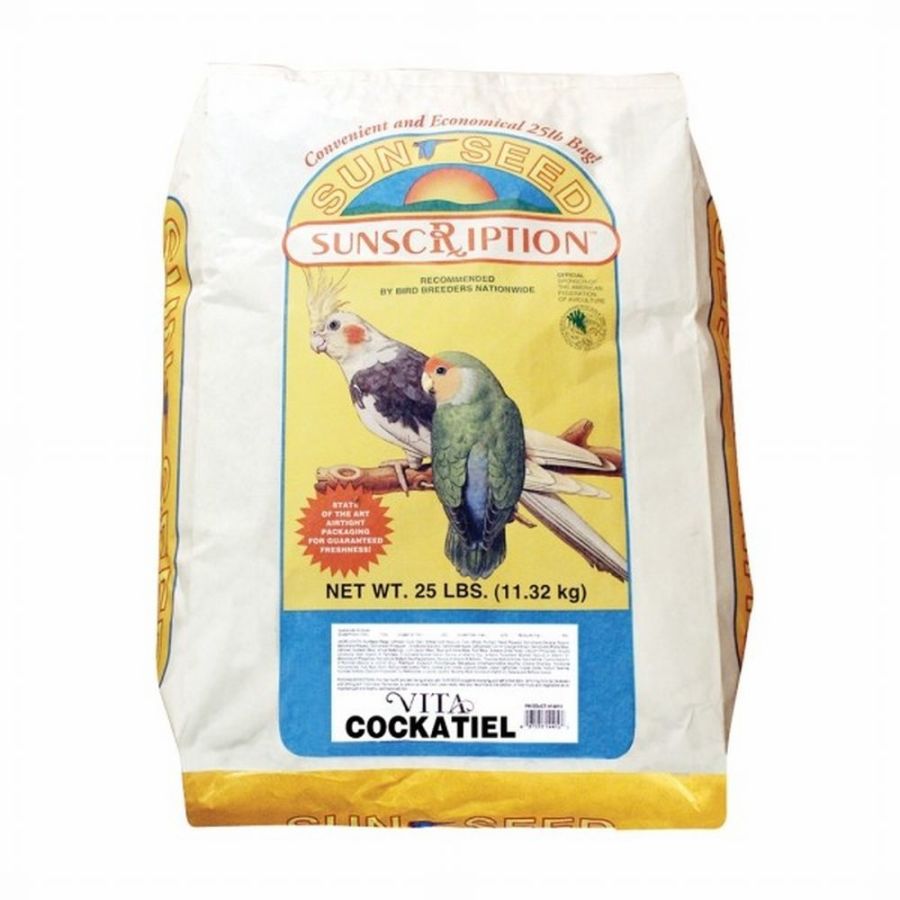 Sun Seed Vita Cockatiel & Lovebird Diet Bird Treat 1ea/25 lb