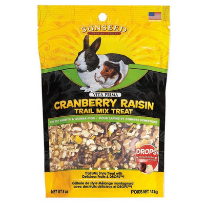 Sun Seed Vita Prima Trail Mix Treat for Rabbits & Guinea Pigs Cranberry Raisin, 1ea/5oz.